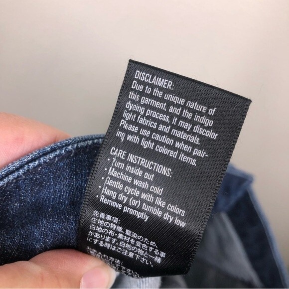 3x1 Jeans W1 Blue Faded Mid Rise Moto Skinny Jeans Size 31 - Picture 8 of 8